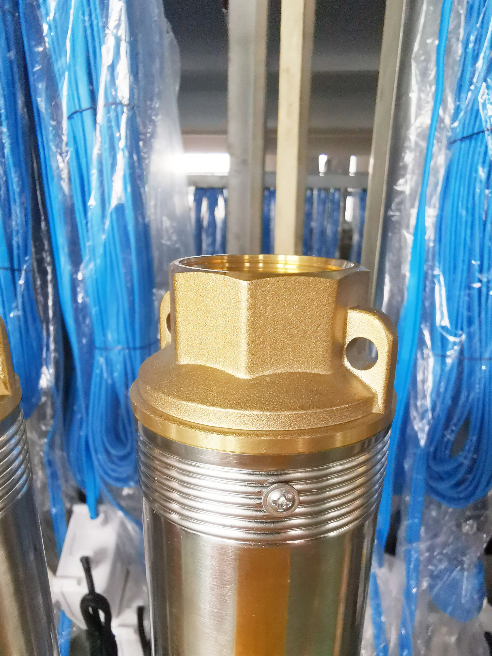 
 Сельскохозяйственный погружной глубоководный насос для орошения 0,75 л.с. 0,55 кВт  