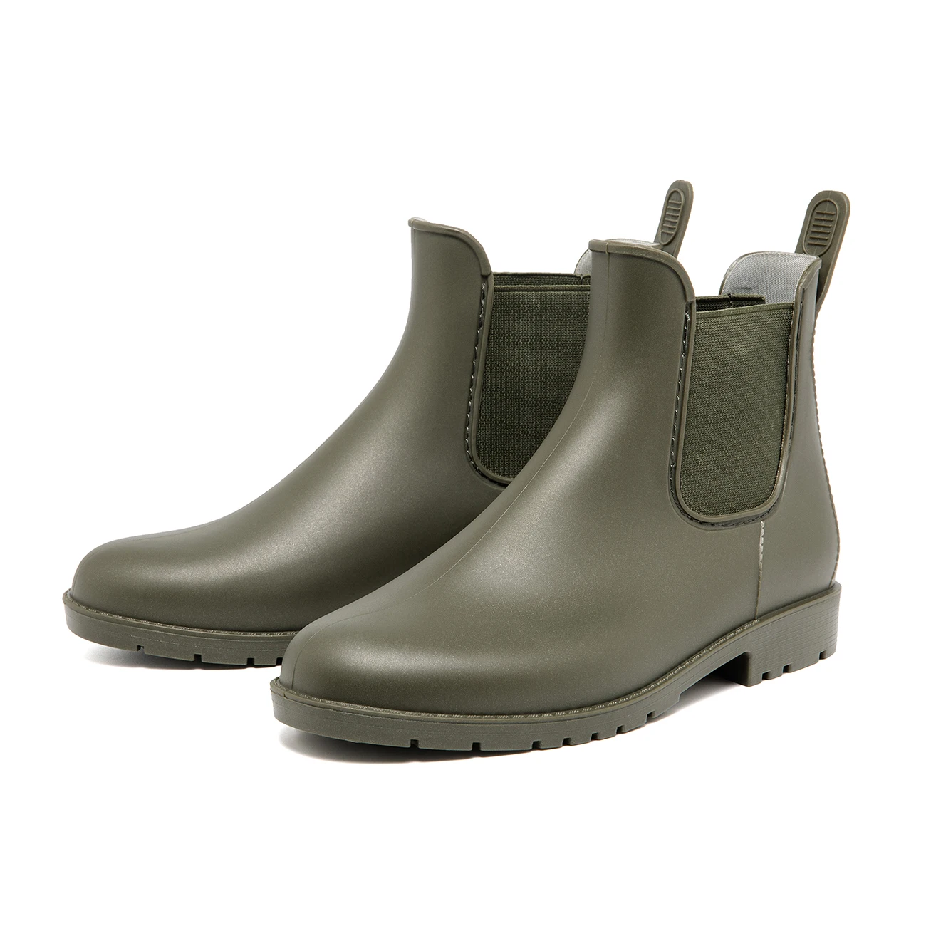 Women's Short Gumboot Pvc Waterproof Antislip High Quality Chelsea Rain