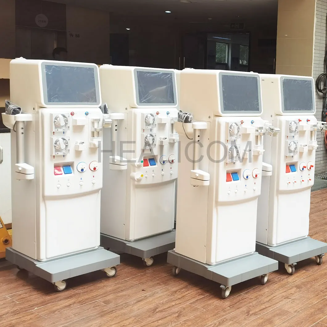 H-T6008S Double Pump Double Needle Dialysis Self-checking Function Hemodialysis Machine
