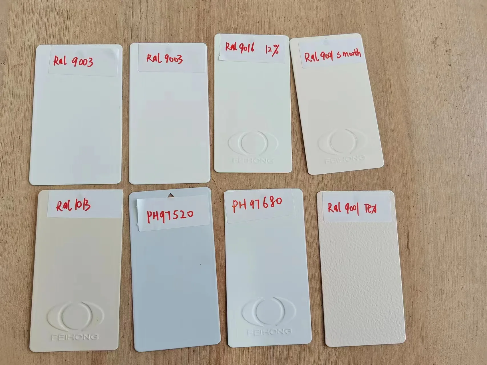 White Polyester Powder Coating for Aluminium Extrusion