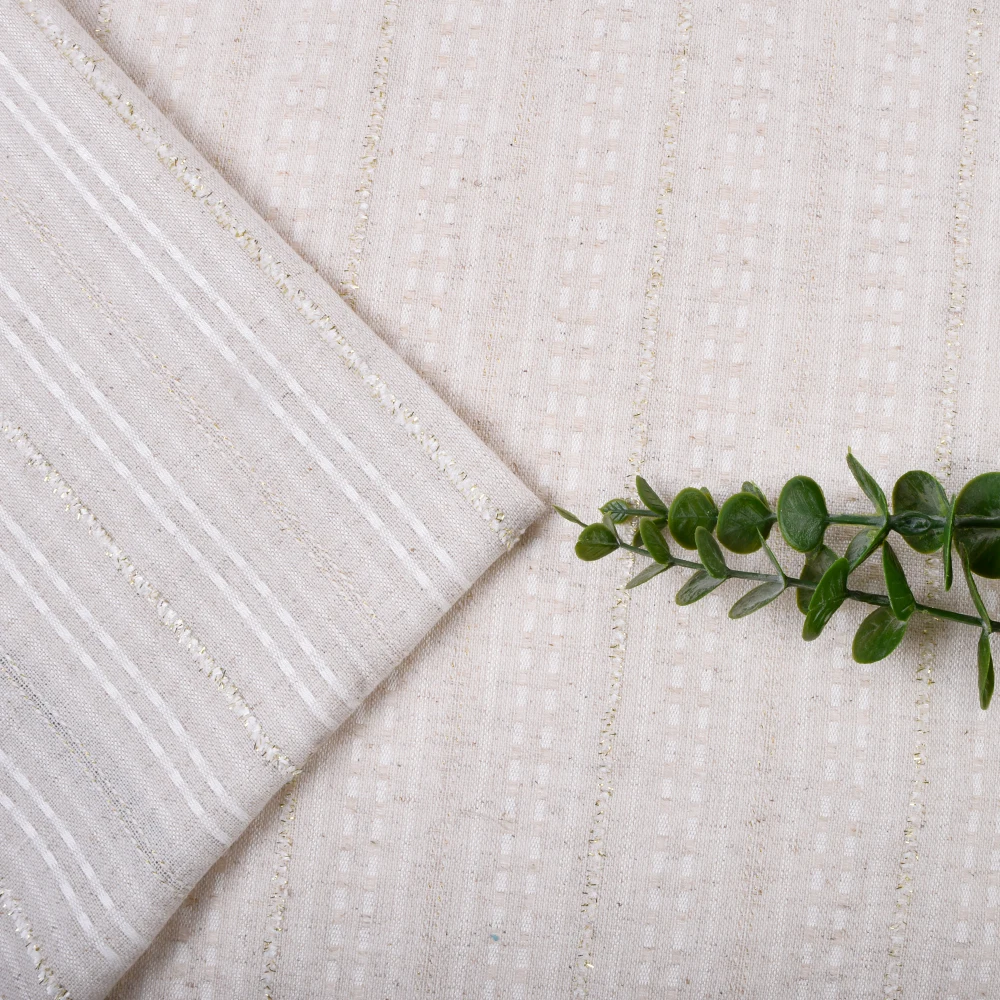 product eco friendly woven fabrics with plain style yarn dyed linen polyester fabric for clothing-8