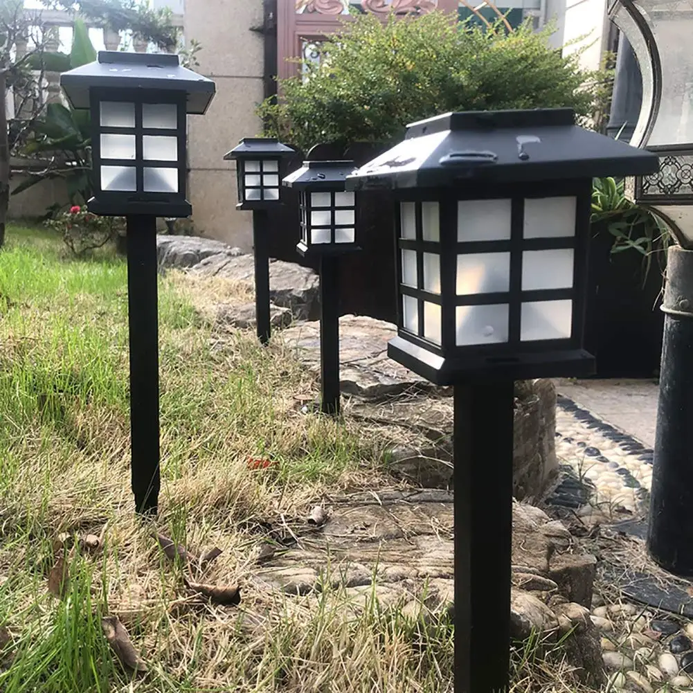 High Quality Outdoor Waterproof Solar Garden Lawn Light for Villa Landscape Solar Post Pillar Light