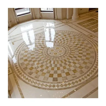 Inlay Marble Waterjet Medallion Flooring Morden Wall Floor Design ...