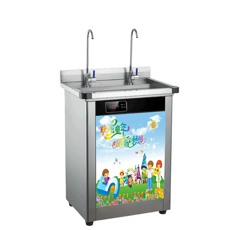 Children Mini Warm Water Dispenser, Normal Water Direct Drinking Fountain