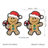 Christmas hat gingerbread Man beads SA367