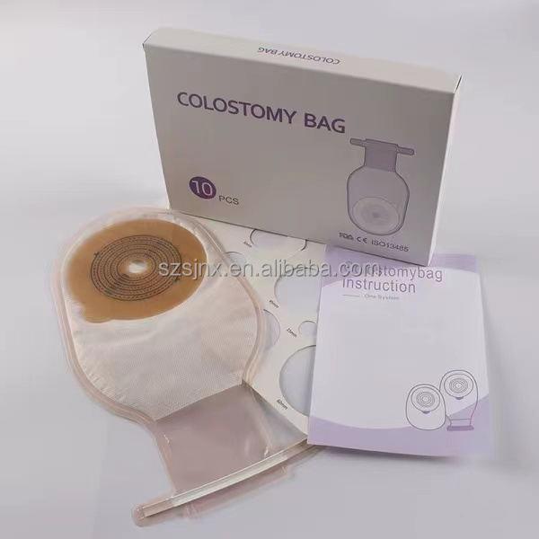 60 Mm One Piece Colostomy Bag,Disposable Anal Fistula Bag,Open Stool Medical Disposable Ostomy