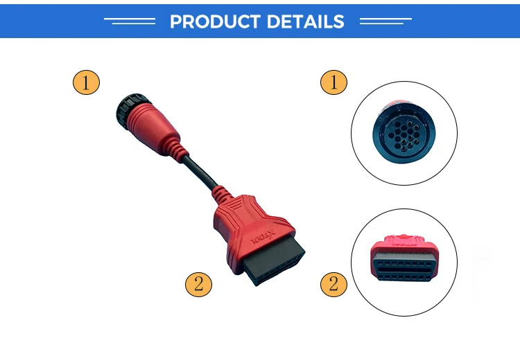 product red head 16pin obd2 cable mb star c3 benz detector for home appliance electronic automobile machine applications wiring harness-1