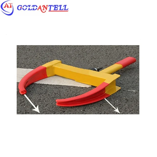 Handle 2 Keys Security Wheel Lock for Car