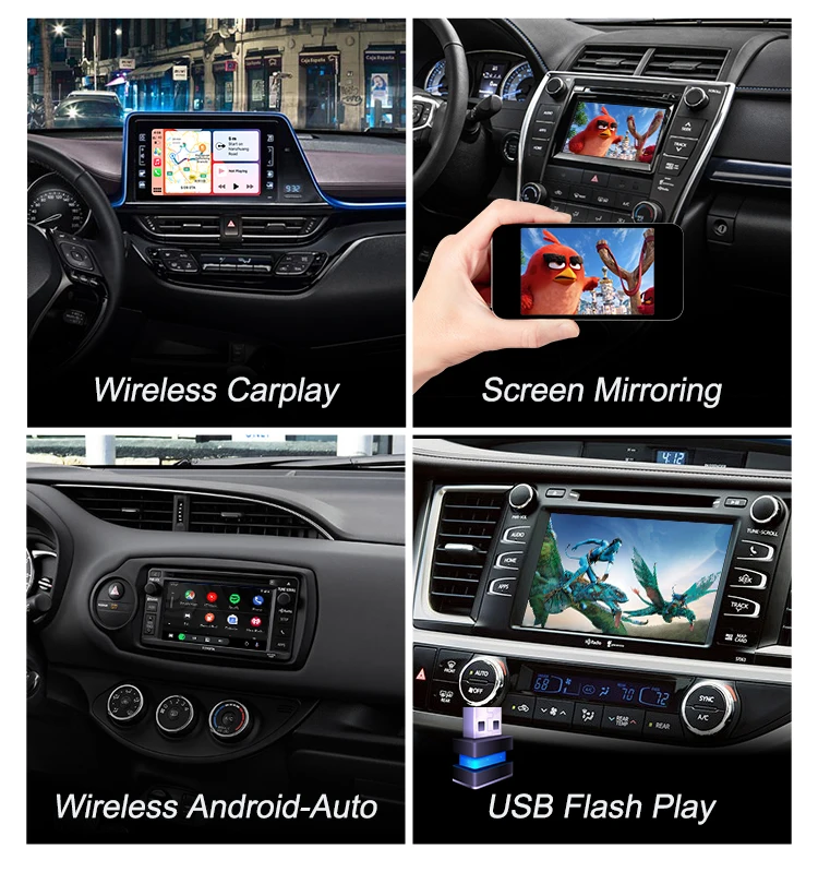 New Arrival Apple Carplay Wireless Box For Toyota Corolla Camry From