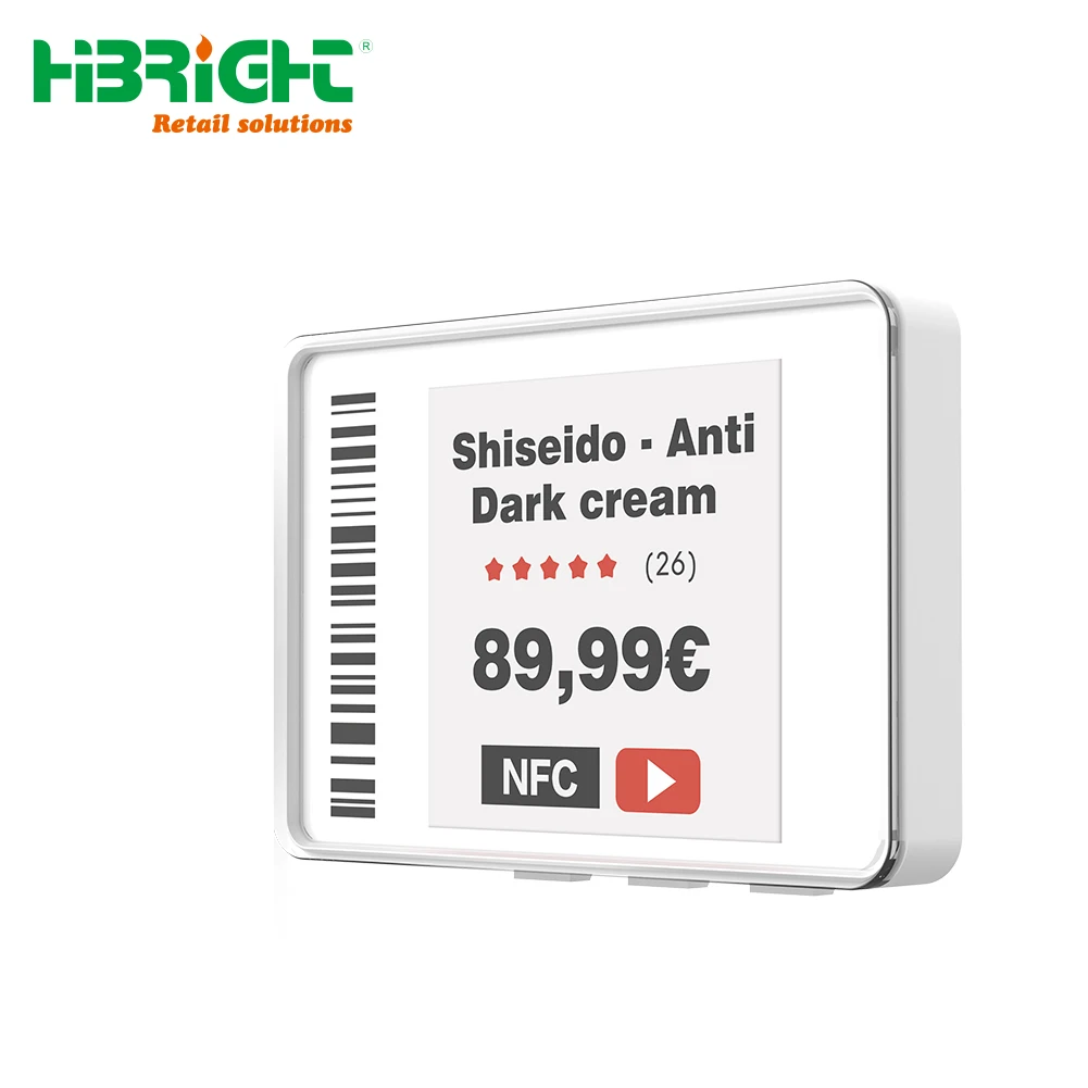 Electronic Shelf Label Edge Labels Esl Digital Price Tag Labels Price Tag Talker Holders for Supermarket