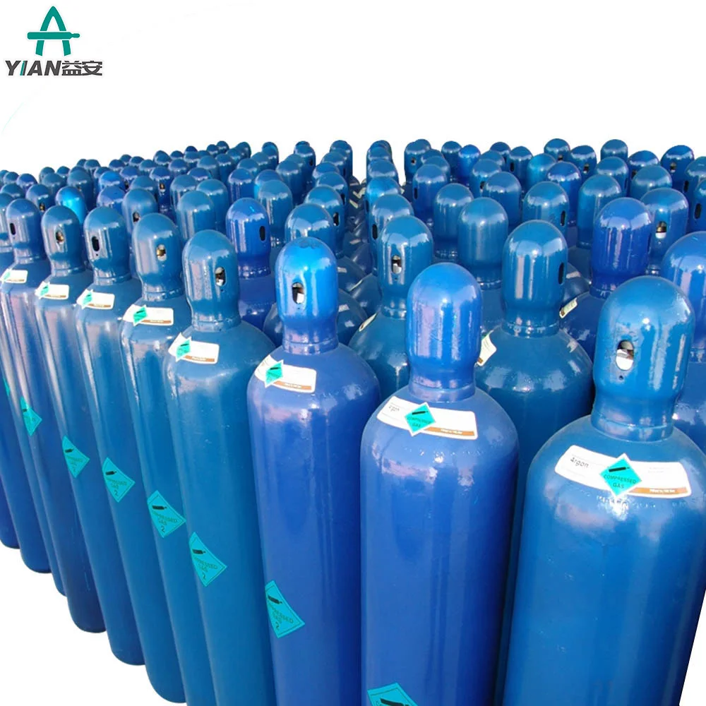 
 Горячая Распродажа 40L 150Bar высокие цилиндры 99.999% промышленное давление аргон цены газовый баллон Аргон  