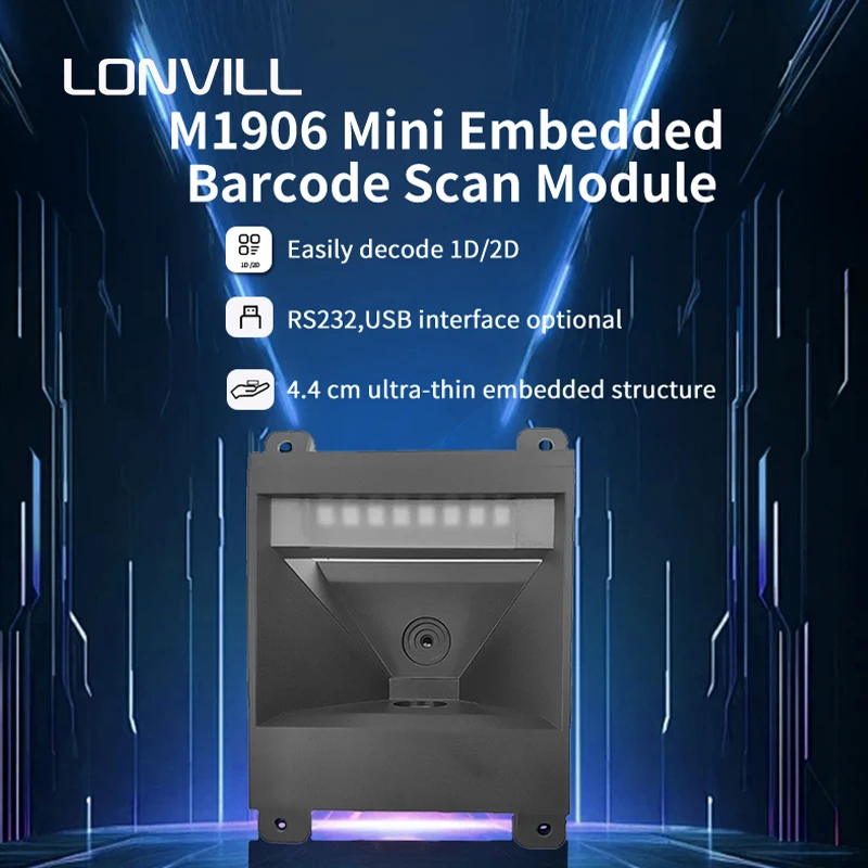 High Performance Mini Qr Code Scanner Usb Rs232 Barcode Scan Module For ...