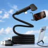 Black Magnetic Phone Holder 60W Fast Charging Cable