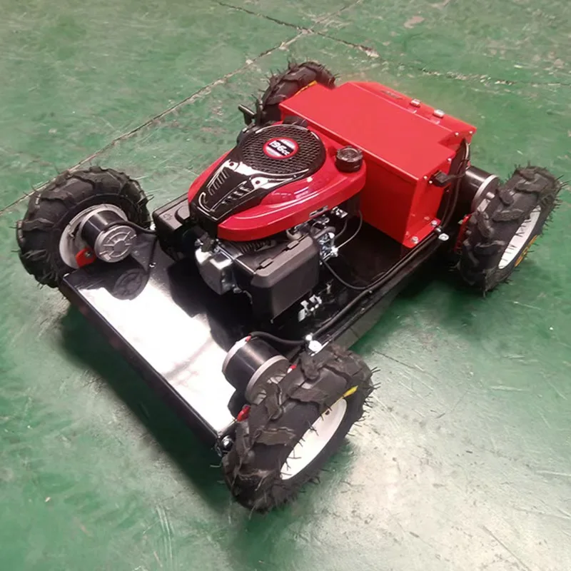 High Quality Swivel Wheels  Remote-Controlled Petrol Gasoline Grass Cutting Lawn Mowers