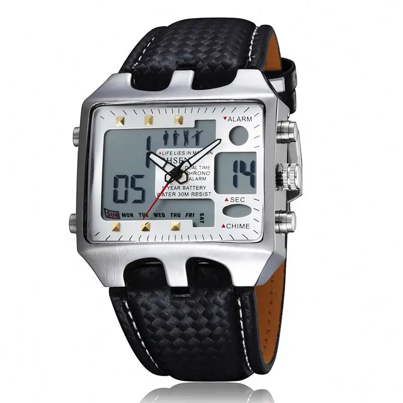 OHSEN Men AD0930 Sport Wristwatches Analog Digital Quartz