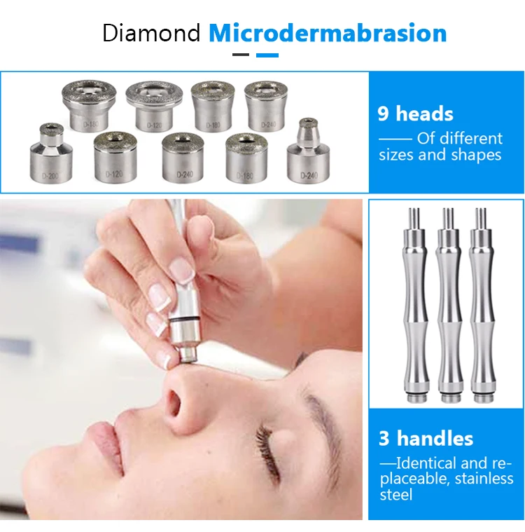 Portable Crystal Dermabrasion Skin Peeling Hydra Diamond ...