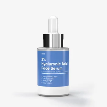 Private Label Anti Aging Brightening 2% Hyaluronic Acid Face Serum