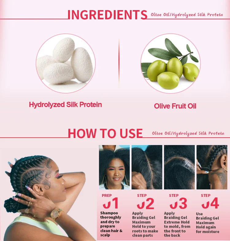 Factory Best Selling Edge Control Magic Finger Shine And Jam Original