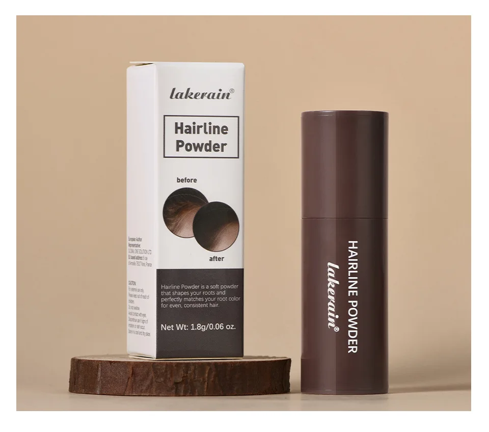 LAKERAIN Hair Line Shadow Concealer Waterproof Hairline Filling Powder Stick