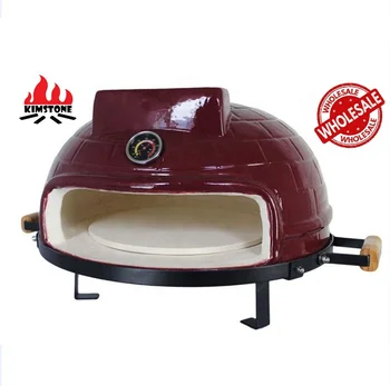 KIMSTONE 21 Inch Mini Outdoor Garden Portable China Wooden Burning Charcoal Pizzaofen Brick Pizza Oven Wood Fired Grill for Sale