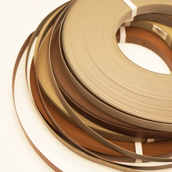 PVC edge banding strips for cabinet kitchen furniture accessories acrylic wood grain edge banding tape