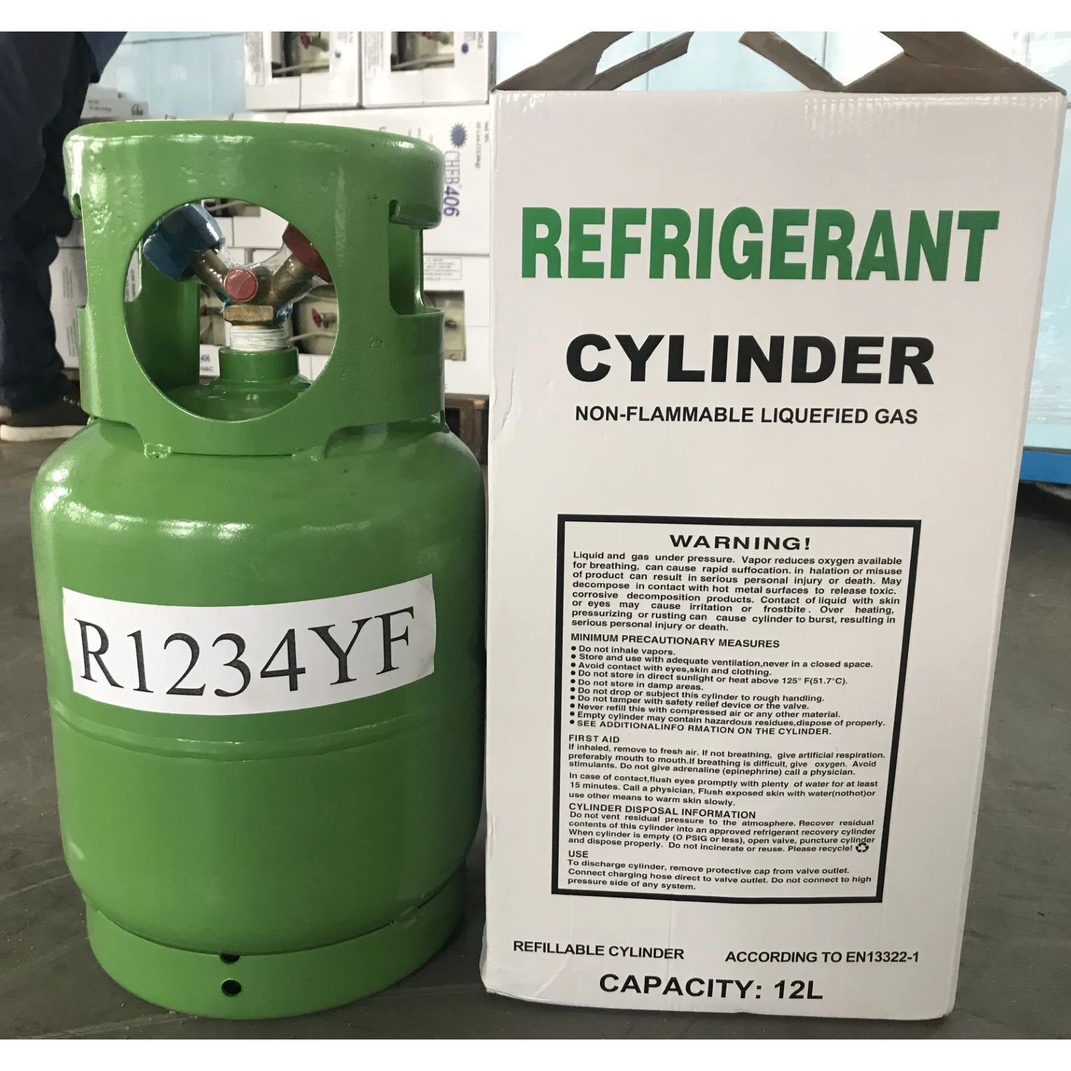 Advanced Refrigerant Hfo R1234yf,1234yf Pollutionfree Environmentally