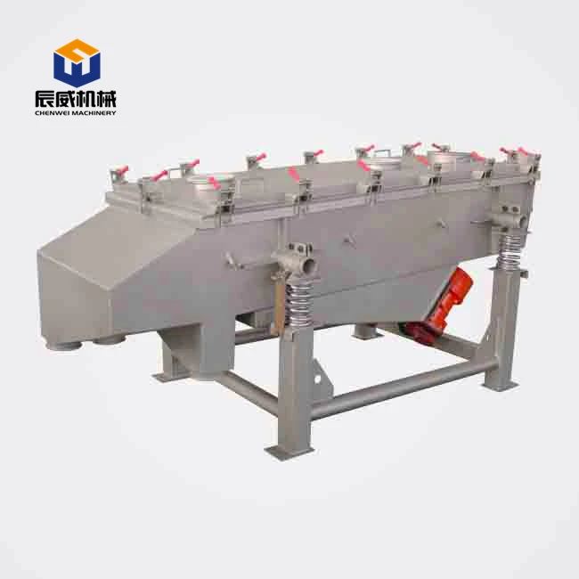 CW Automatic Soil Durable Diamond Linear Vibrating Screener Sieving Sifting Machine