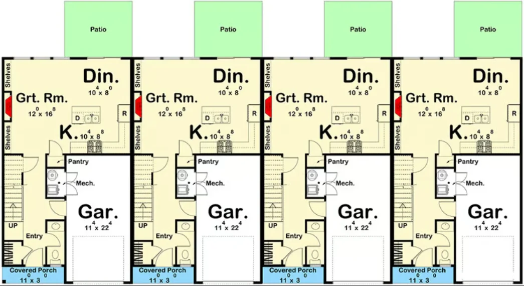Economical Apartment Equipped with EPS Sandwich Partition Wall