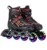 Flash roller skates for children comfortable adjustable multi – size roller skates