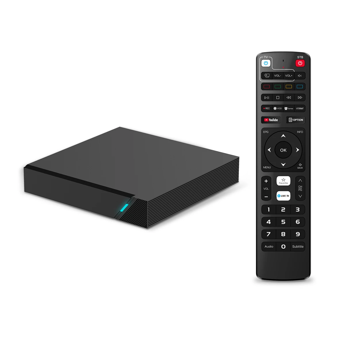 2025 New L24 Plus STB TV Box OEM Linux Ott Set Top Box with Dual-WiFi 2.4G 5G UHD 4K 60fps FHD Without TV Channel