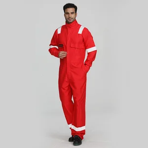 Safety Oil Field Anti-static Work Wear Anti Fire Coverall FR Clothing Wholesale Coverall
