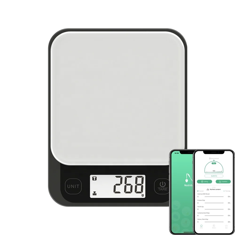 App Digital Kitchen Scale Scale Calorie Scale LCD 0-1kg/0.1g