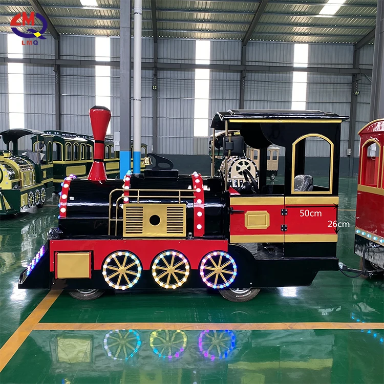 High Quality Shopping Mall Customized Amusement Park Rides Electric Trackless Train for Sale