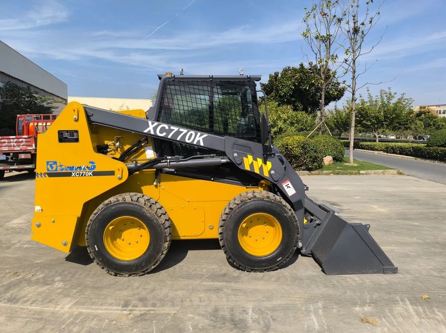 High Efficiency Mini Skid Steer Loader XC770K for Sale