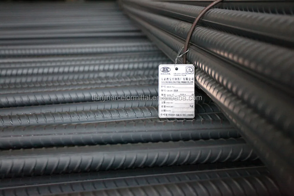 Iron Rebar / Deformed Steel bar with Astm A615 Grade 60 for Civil Engineering Construction