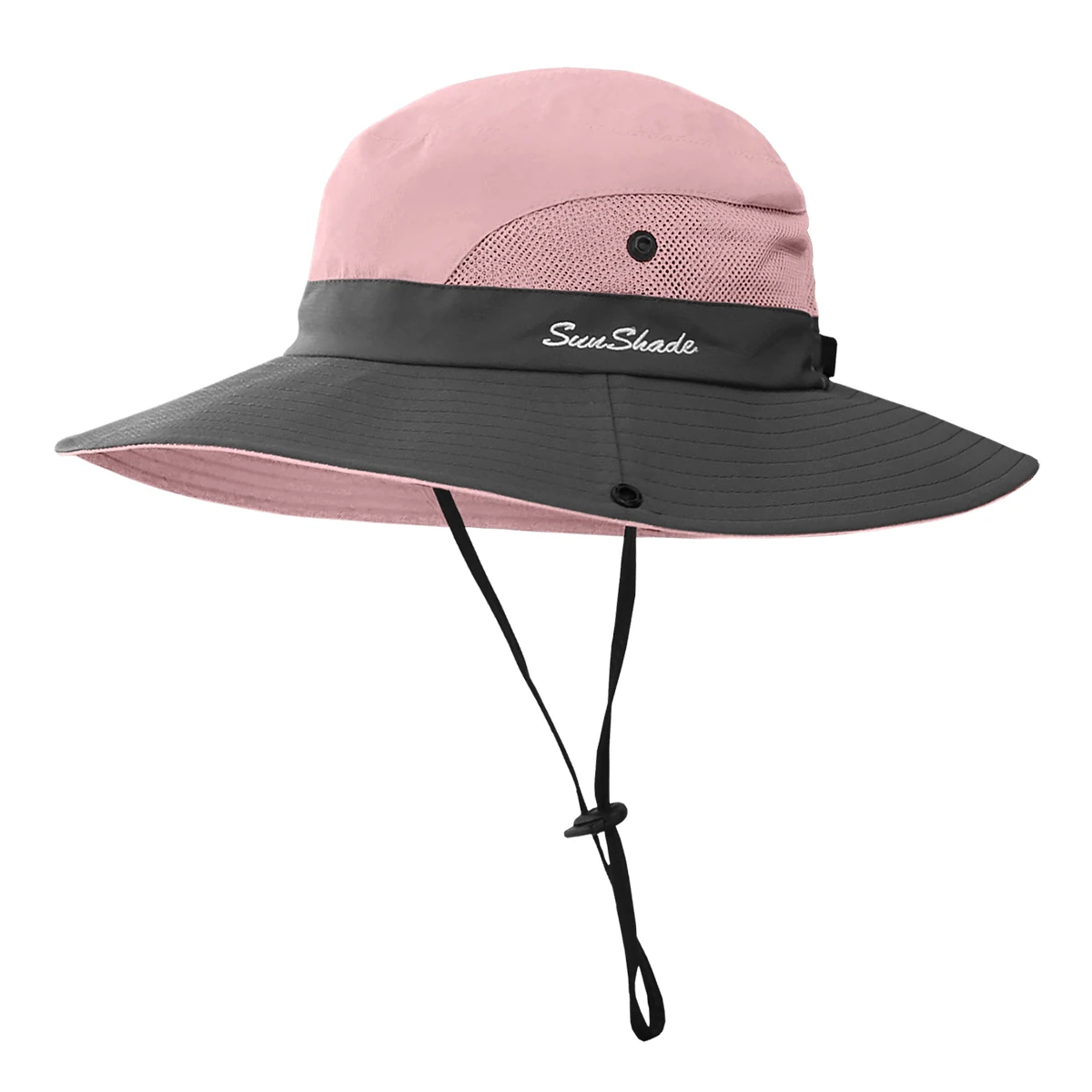 Pieces Womens Ponytail Wide Brim Sun Hat Packable UV Protection Beach Cap Women main image 2