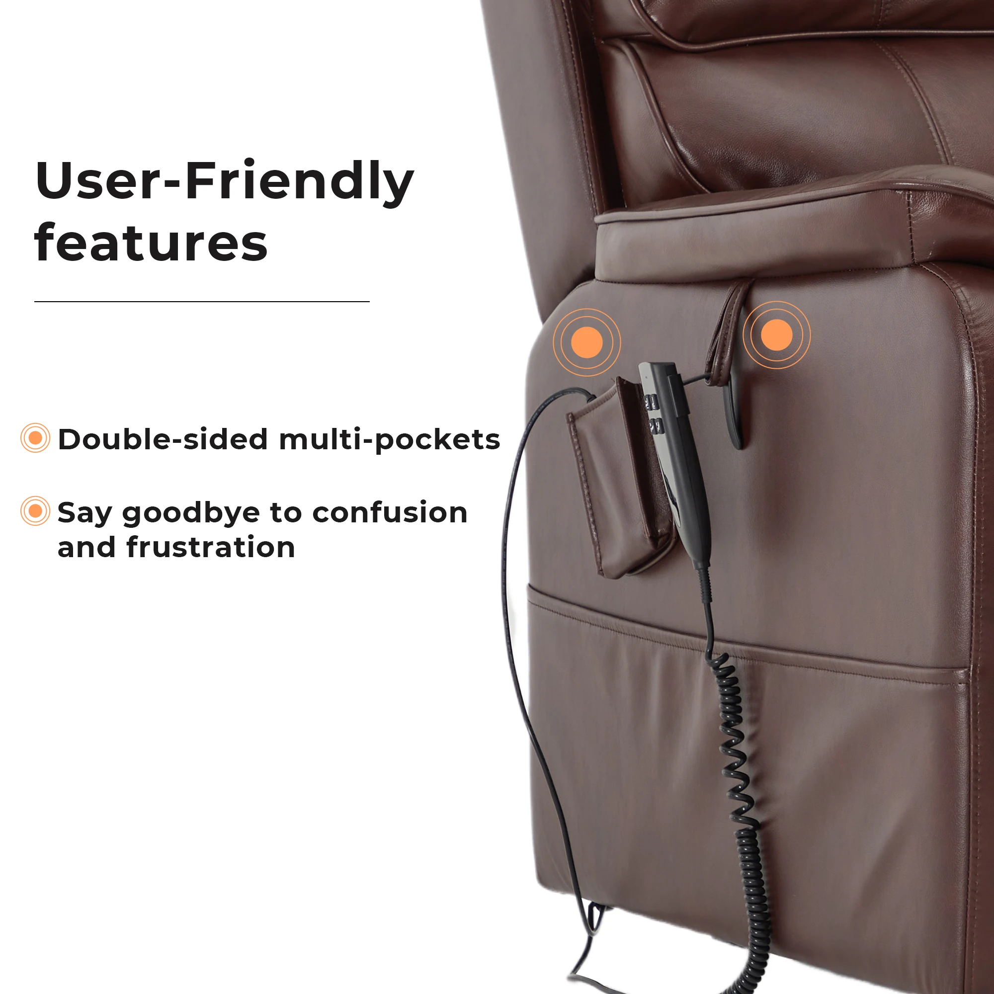 High Quality Large Lay Flat Recliner Oversized Big Man Power Lift Chair ...