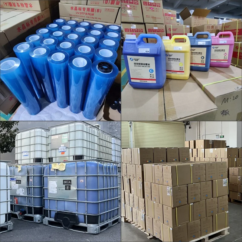 UV Logo Label Sticker Large Printer Roll Digital Printing Plotter Machine I3200HD All in One 30CM Roll UV DTF Printing Printer