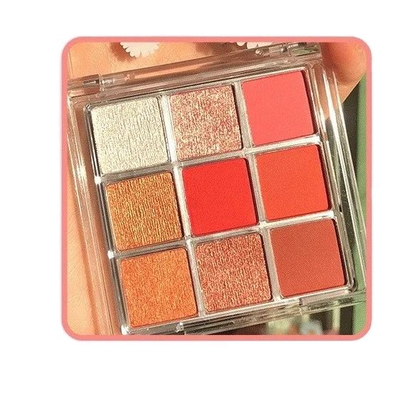 Matte Pearl Light Color Eye Shadow Palet 9 Colors Matching  CreatIng Perfect Eyes Eye Shadow Palette