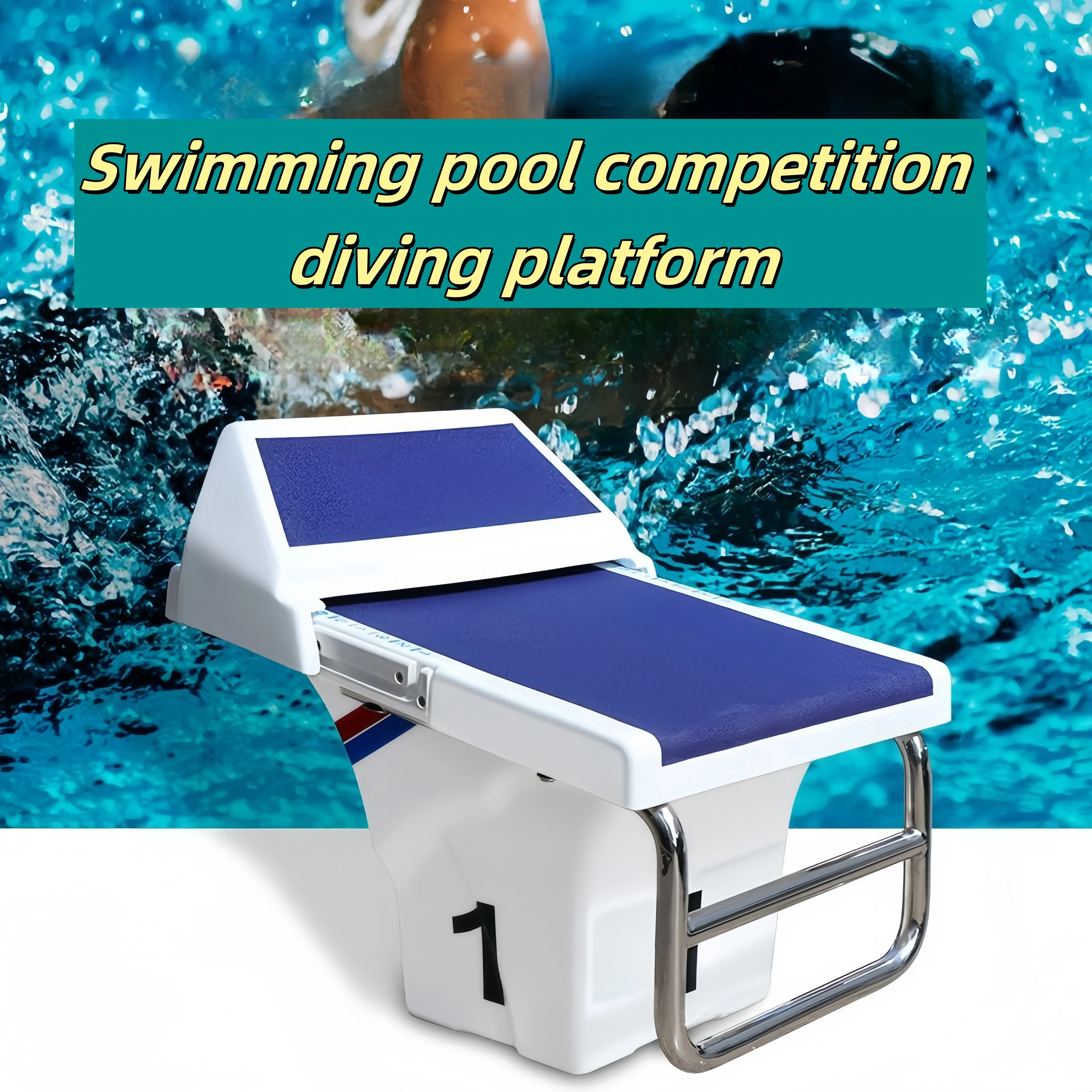 Standard Competition Starting Block and Diving Platform for Swimming ...