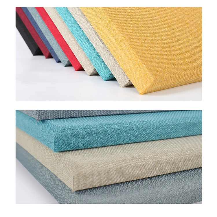 TianGe Soundproof Room Acoustical Solution System Fabric Wrapped Fiber Glass Wall Cinema Acoustic Panels for the Ceiling