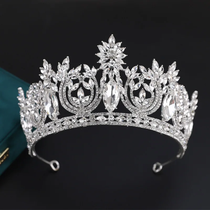 Модные Элегантные Свадебные короны для женщин свадебный подарок аксессуары волос Тиары и