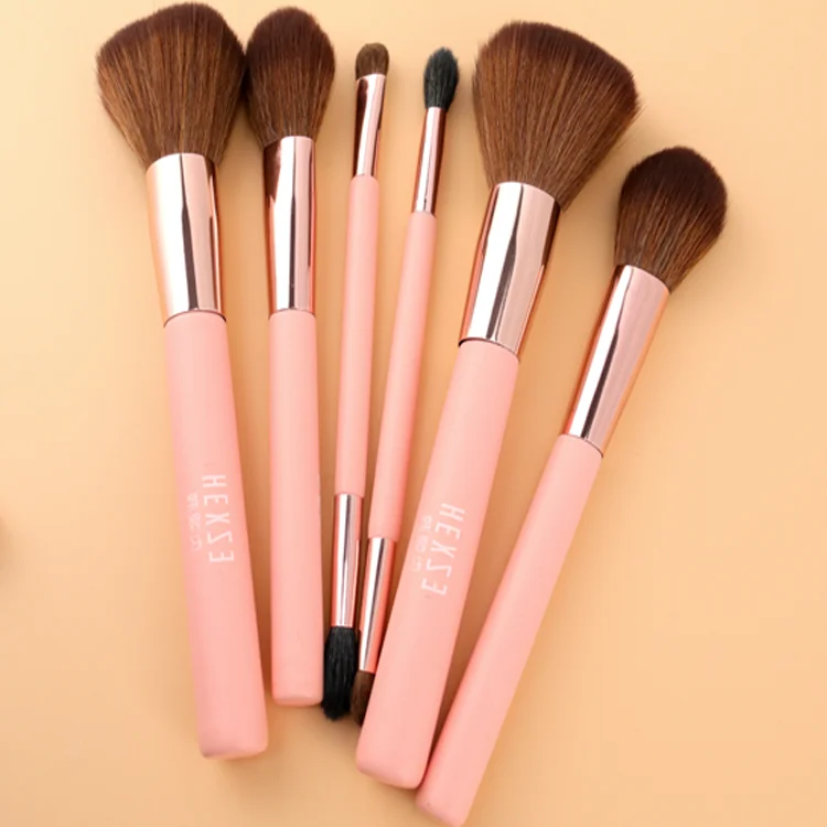 Pabrik Pasokan Langsung 6pcs Kecantikan Makeup Brushes Private Label Kustom Set Buy Kuas Makeup Private Label Khusus Riasan Sikat Khusus Kecantikan Sikat Makeup Set Product On Alibaba Com