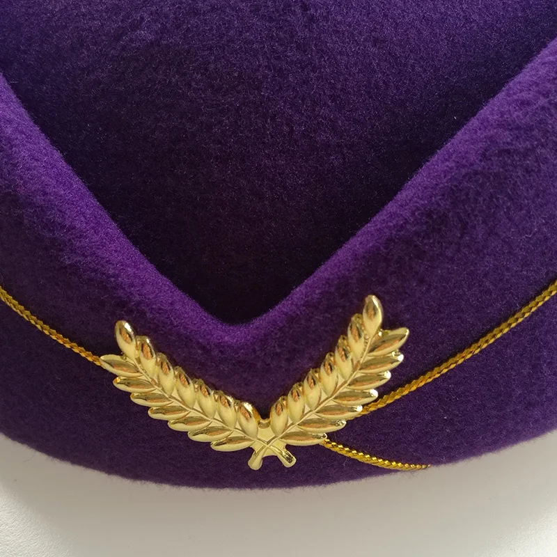 Горячая Распродажа стюардесса шапки головные уборы фетровая шляпка шерстяная форма пилота бортпроводница фуражка