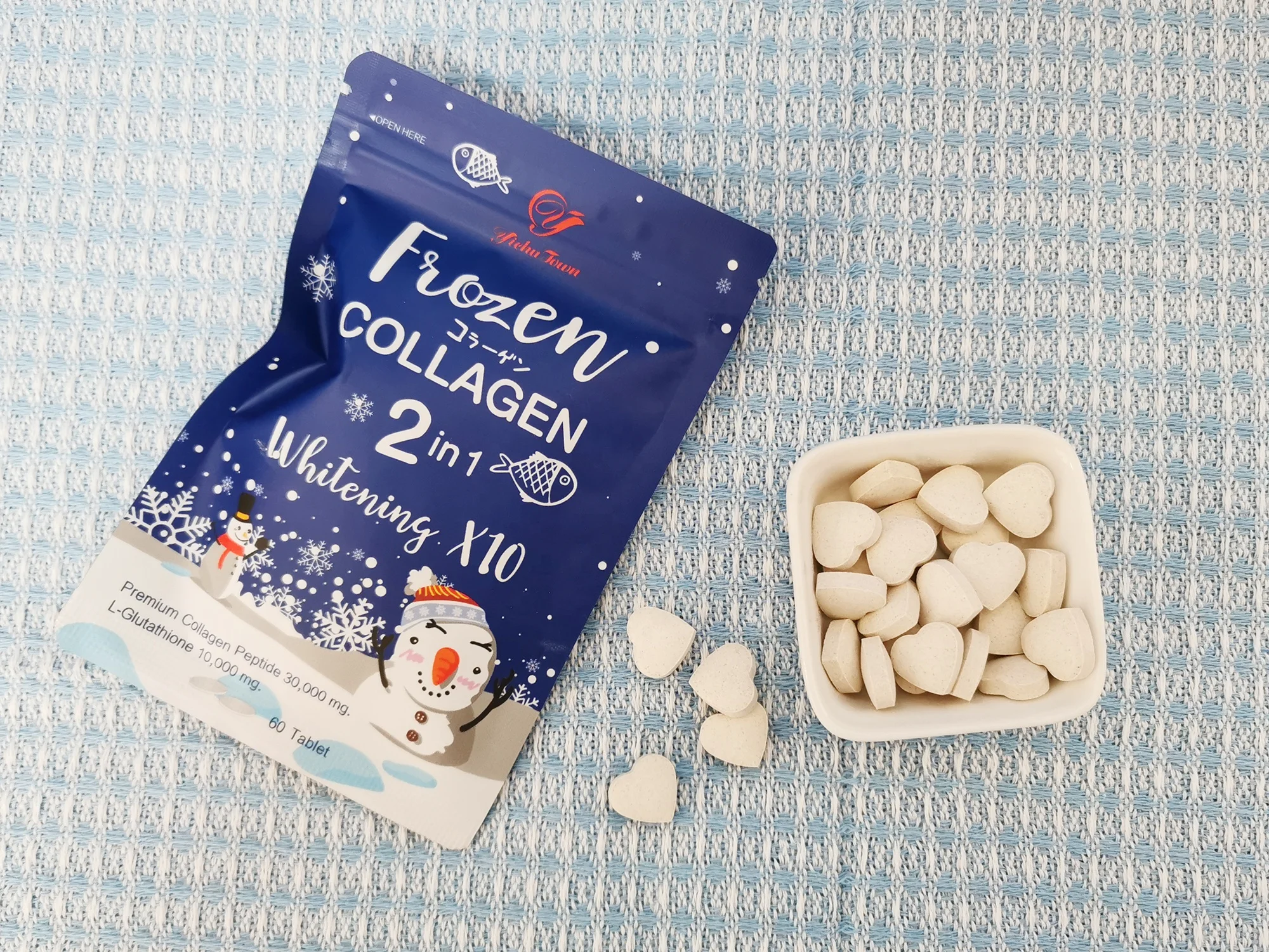 frozen glutathione DOUBLE PACK: FROZEN COLLAGEN 2 IN 1 WHITENING X10 - L GLUTATHIONE 10,0 main image 0
