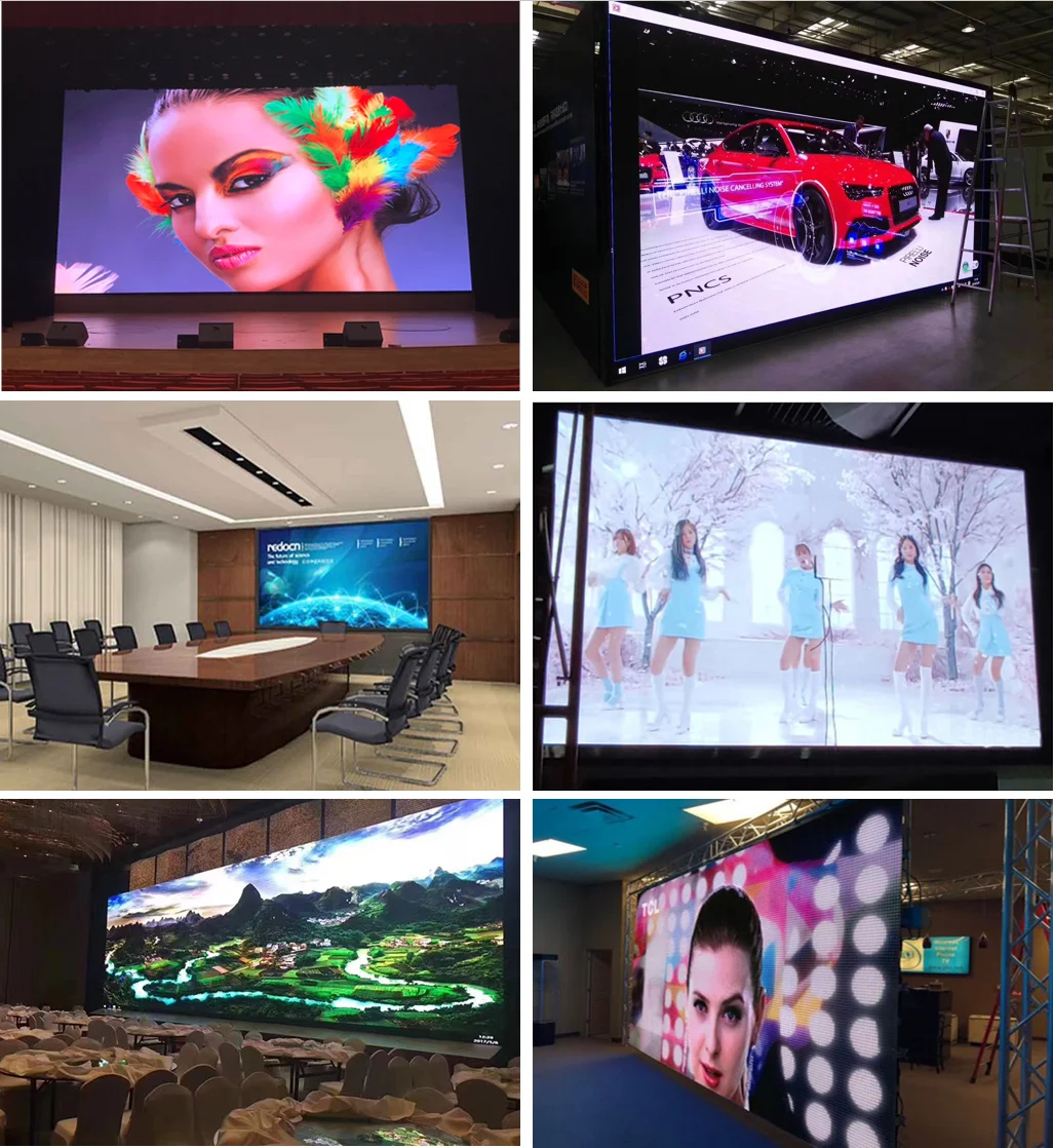 3840 Refresh Video Led Display Full Color Asynchronous Control