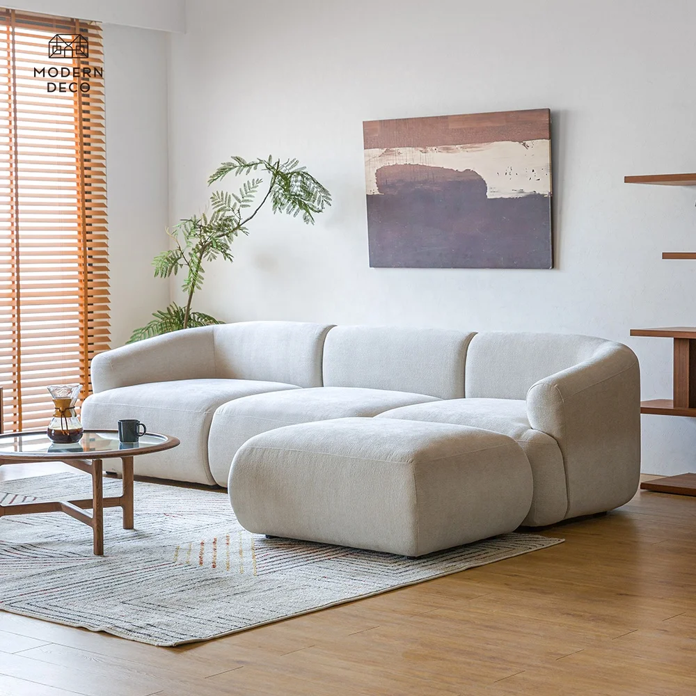 Yeni Özel Yapım Living Odası Modern Modüler Sofa Seti Mobilya Sectional Fabric Sofa
