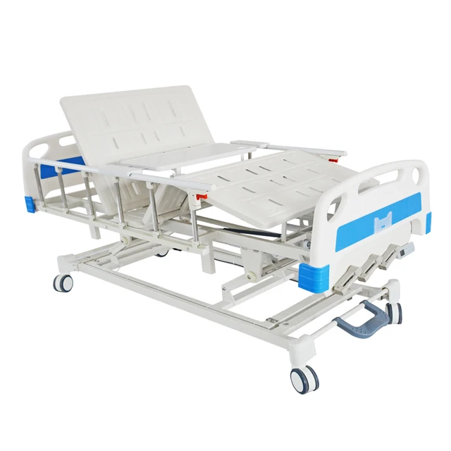 3 Crank Manual Medical Equipment Electric ICU Elderly Patient Three Function Hospital Bed with Weighing Function