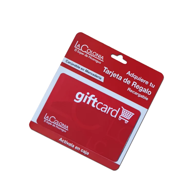 Customized Printing LOGO PVC Plastic Scratch Voucher Gift Card With Barcode and QR Code
