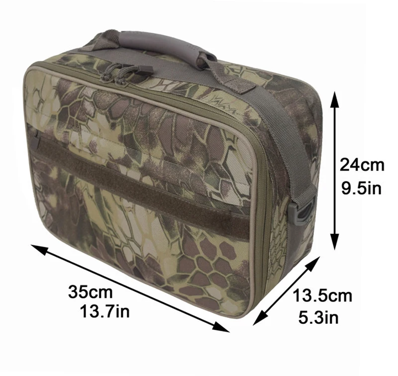 large capacity adjustable 6 compartments shoulder